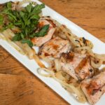 spit-roasted meat kebab